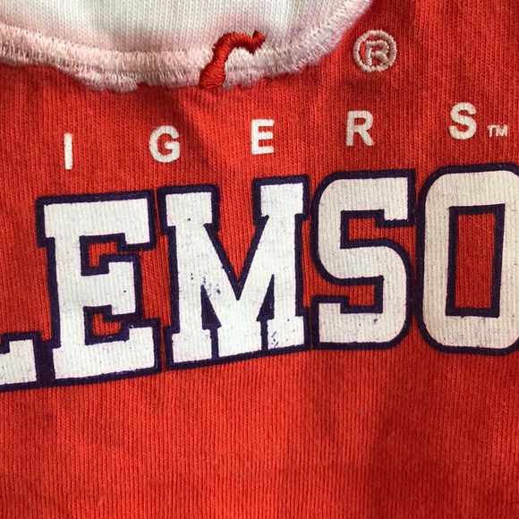 Orange Clemson Tigers Double Layer T-Shirt - Picture 4 of 8